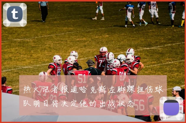 热火记者报道哈克斯左脚踝扭伤球队明日将决定他的出战状态
